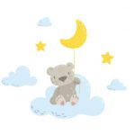 خرس تدی با ماه